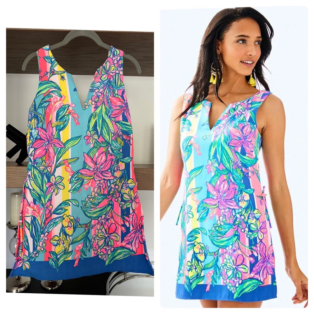 Lilly Pulitzer Donna Romper in Multi Easy Tiger Engineered